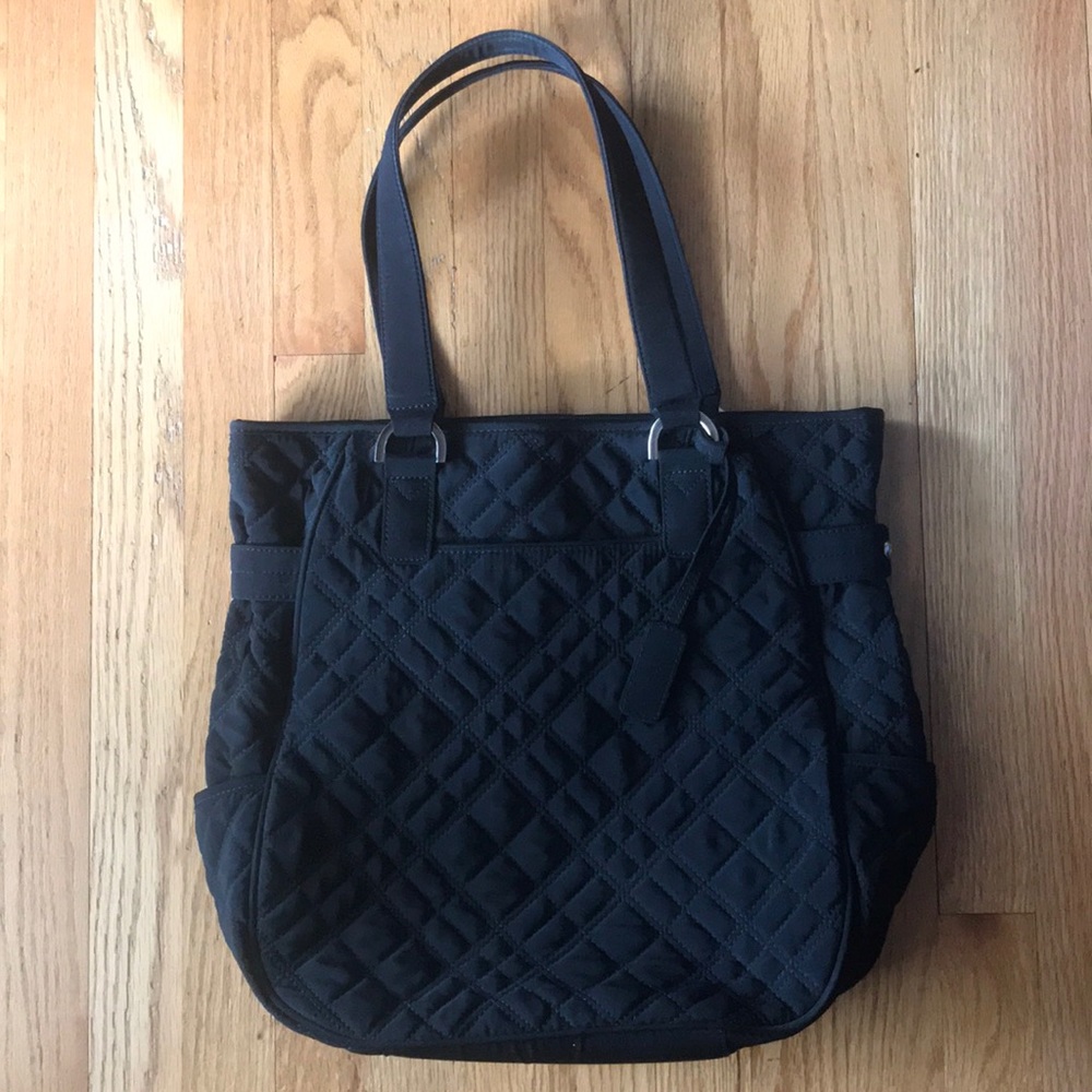 Black Quilted Vera Bradley Tote